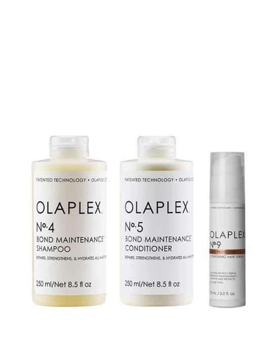 Olaplex Hair Treatment Set (No.4 250ml, No.5 250ml, No.9 90ml)