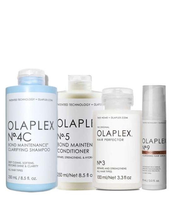 Olaplex Hair Treatment Set (No.3 100ml, No.4C 250ml, No.5 250ml, No.9 90ml)