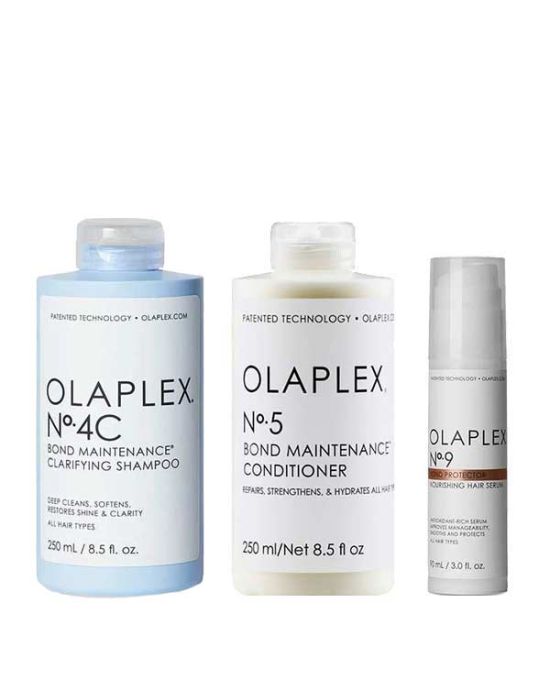 Olaplex Hair Treatment Set (No.4C 250ml, No.5 250ml, No.9 90ml)