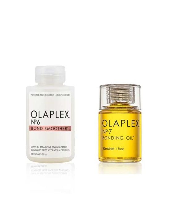 Olaplex Anti Frizz Hair Set (No.6 Bond Smoother 100ml + No.7 Bonding Oil 30ml)