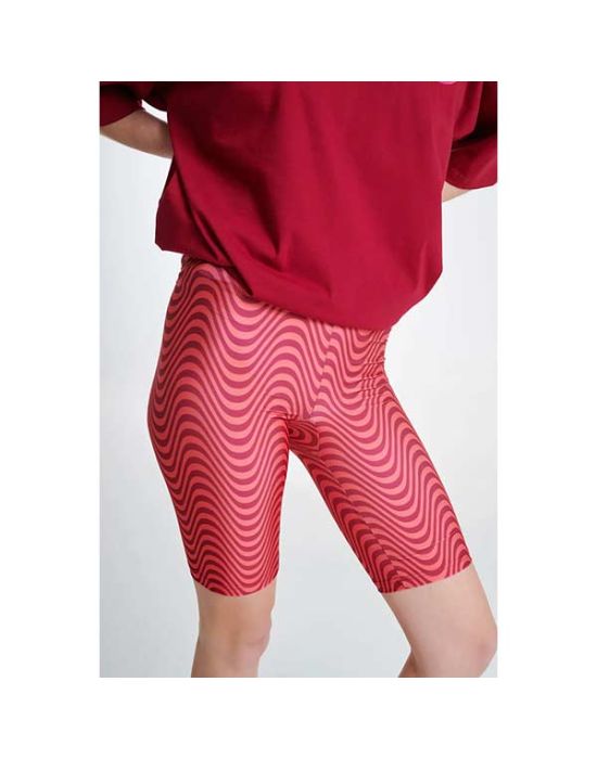 PCP Clothing Genesis Biker Shorts Waves Red