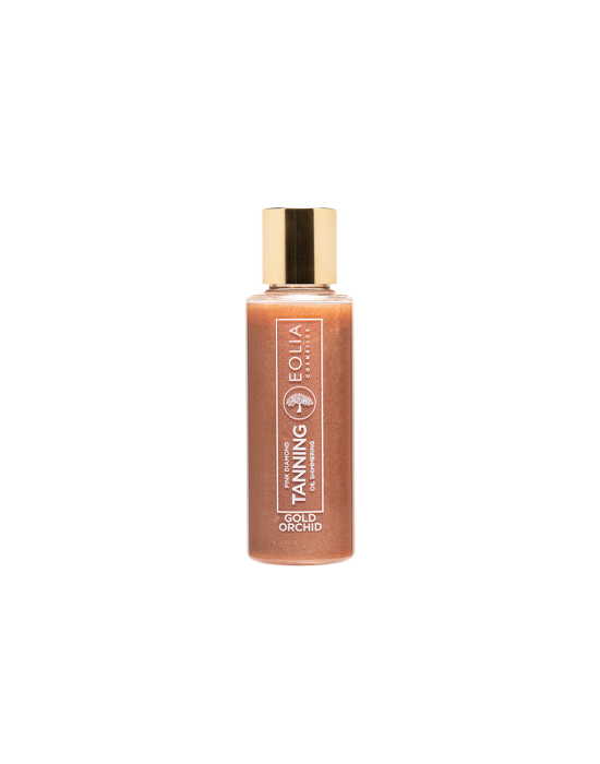 Eolia Cosmetics Tanning Oil Shimmer Pink Diamond Gold Orchid 100ml
