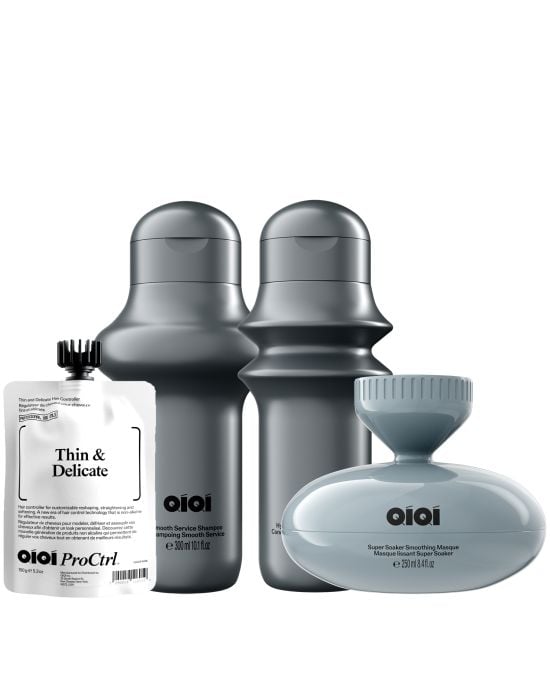 Qiqi Treatment Set (Thin & Delicate Controller 150gr, Shampoo 300ml, Conditioner 300ml, Masque 250ml)