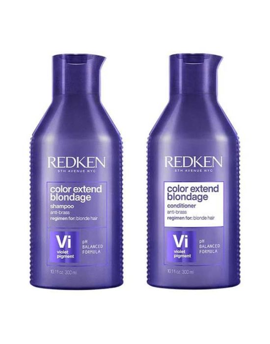 Redken Color Extend Blondage Anti-brass Set (Shampoo 300ml, Conditioner 300ml)