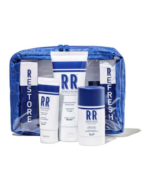 Reuzel Skin Care Gift Set Bag (Wash Stick 50g, Face Moisturizer 100ml, Eye Cream 30ml)