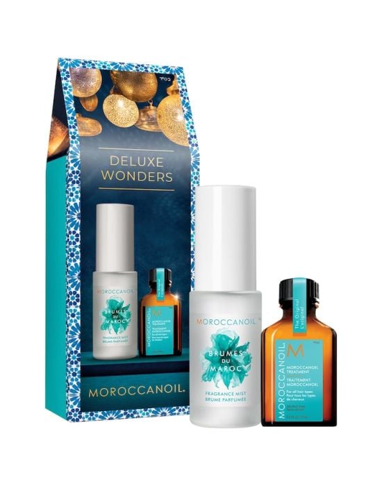 Moroccanoil Deluxe Wonders Original Gift Set (Brumes du Maroc Hair & Body Fragrance Mist 30ml, ΔΩΡΟ Oil Treatment 15ml)