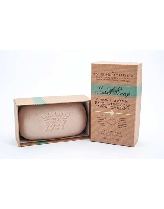 Saponificio Varesino Almond Hand & Body Scrub Soap 300gr
