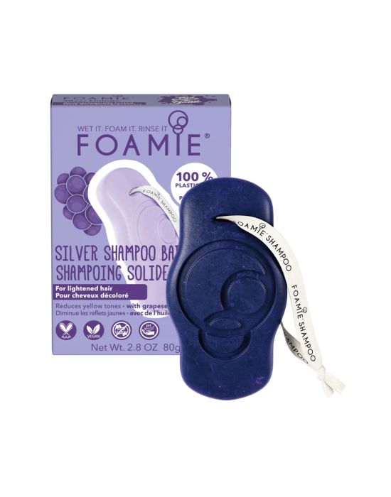Foamie Silver Linings Shampoo Bar για Ξανθά Μαλλιά 80gr
