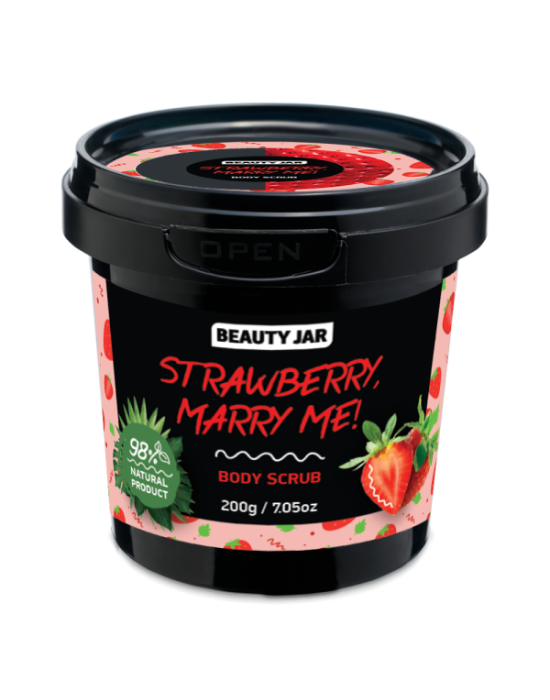 Beauty Jar Strawberry, Marry Me Sugar and Salt Body Scrub 200g