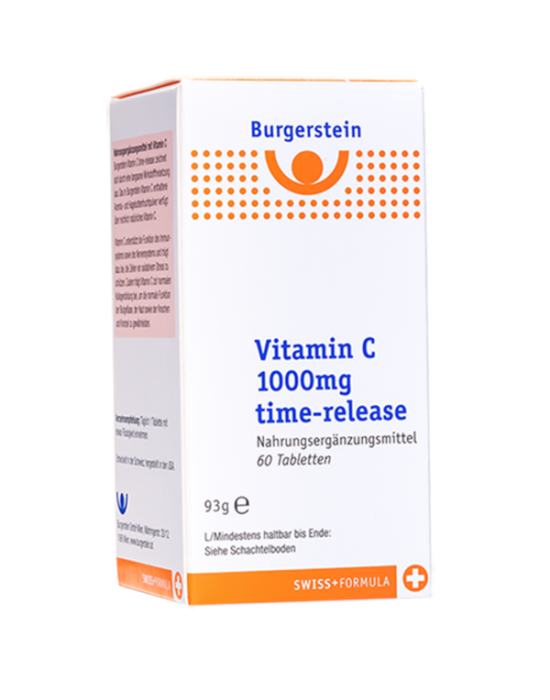 Burgerstein Vitamin C 1000mg Time-Release 60tabs