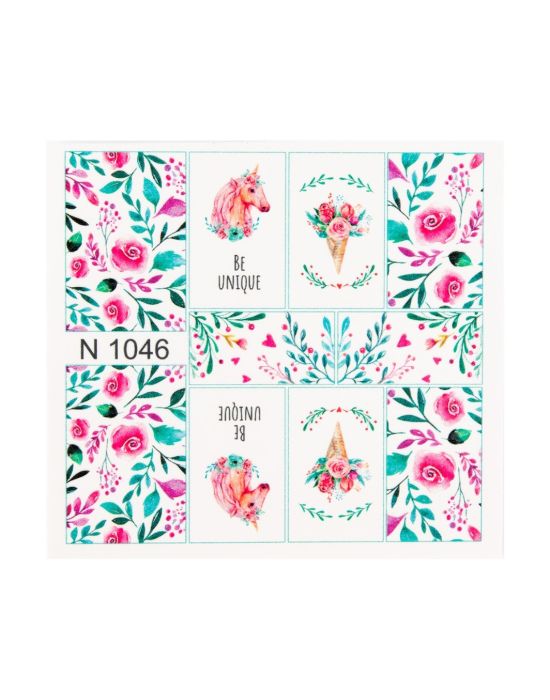 Peggy Sage Water decals nail transfers Summer 2020 #2