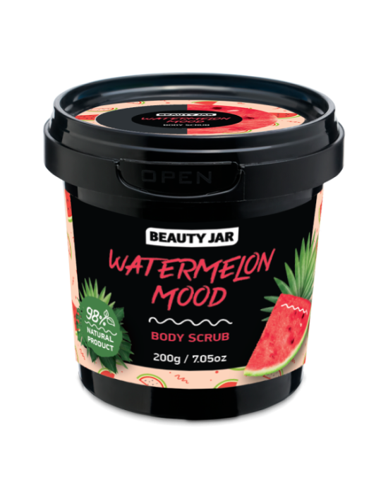 Beauty Jar Watermelon Mood Sugar and Salt Body Scrub 200g